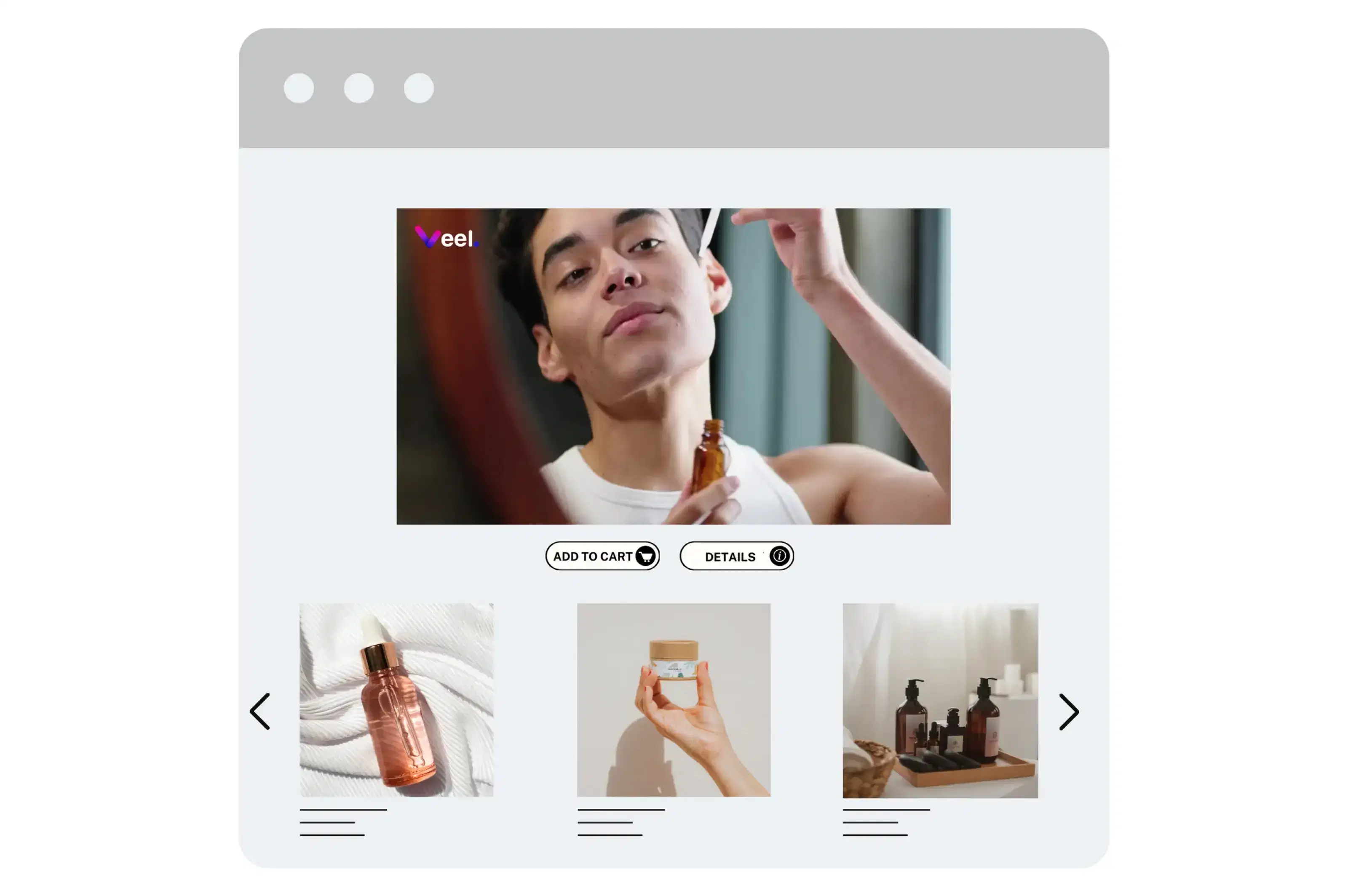 Idea of brands successfully embedding UGC videos from Veel